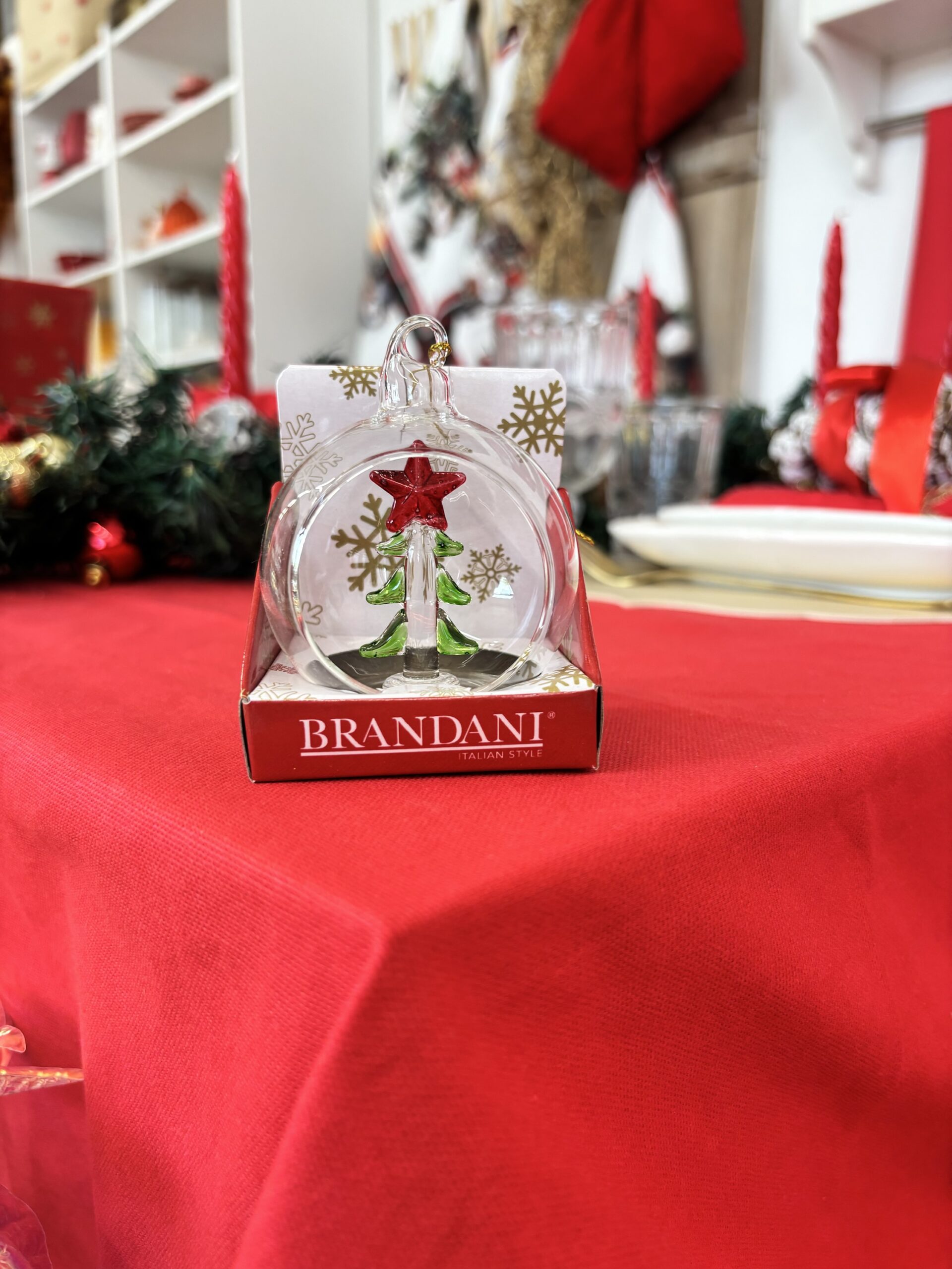 Pallina di Natale vetro albero