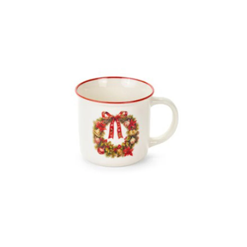 Tazza ghirlanda con scatola regalo