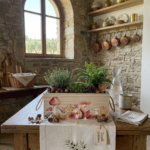 Portavaso legno forest