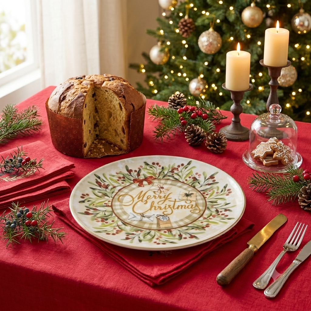 img_8007 Piatto dessert merry christmas - immagine 1