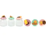 Barattolo biscotti lilla/tiffany/rosa