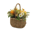 cestino con peonie gialle - immagine 2