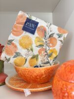 20 tovaglioli 33x33 cm limoni e arancia - immagine 2