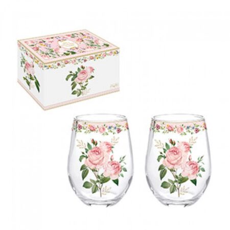 2 bicchieri des roses