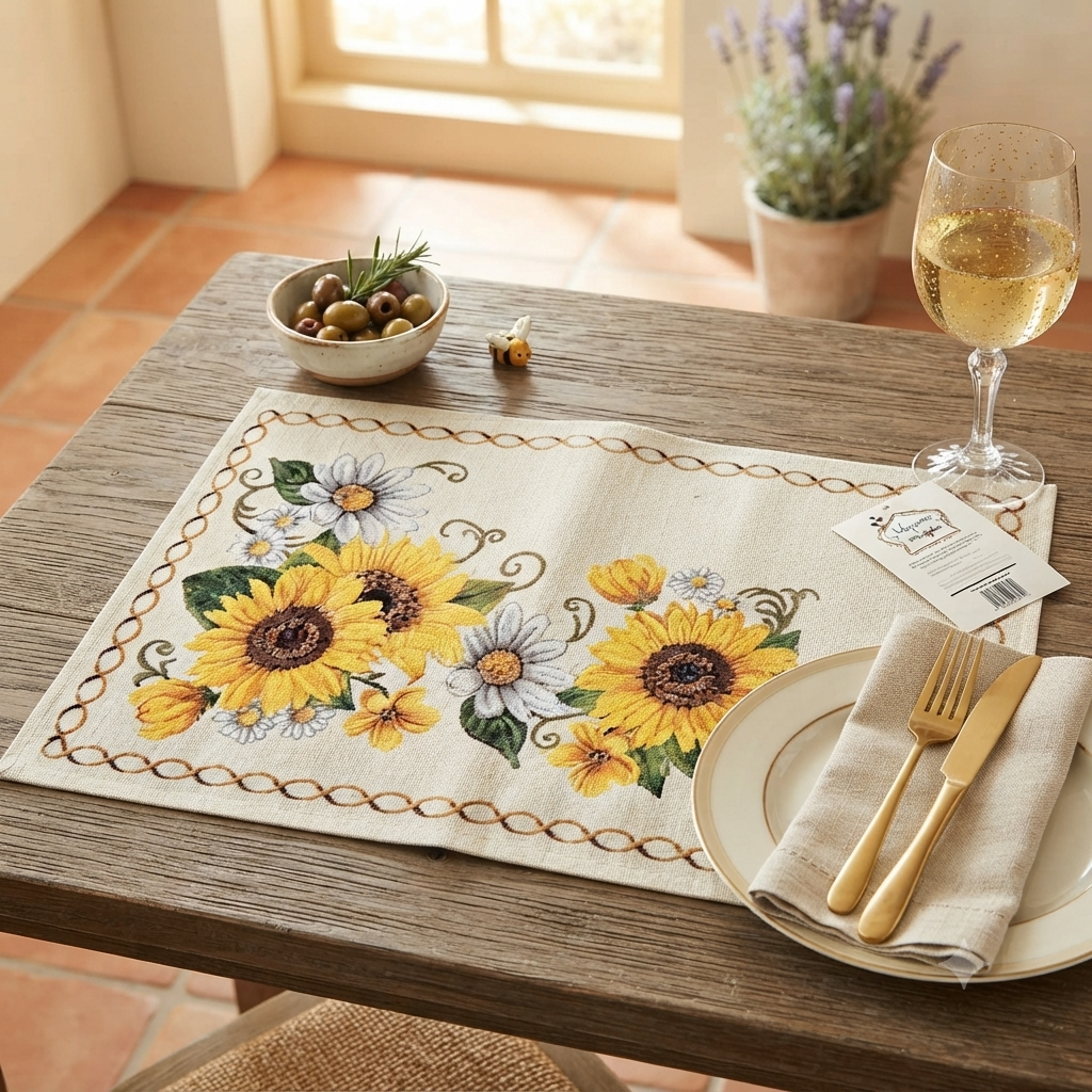 img_9183 Tovaglietta girasoli - immagine 1