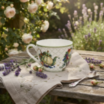 Tazza colazione wonderland bianca