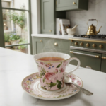 Tazza the con piattino des roses easy life