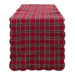 runner tartan blanc mariclò
