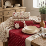 Tovaglia berries collection 160x270 cm blanc mariclò