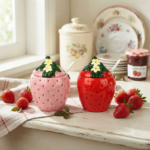 Zuccheriera fragola rosa/rossa