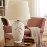Lampada fiocco bianco l’arte di Nacchi