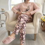 Pigiama cane rosa