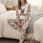 Pigiama donna bulldog francese
