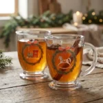 Tazza vetro trenino 490 ml