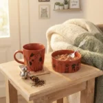 Tazza e ciotola gatto ruggine