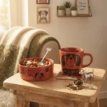 Tazza e ciotola cane ruggine