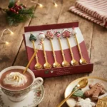 Set 6 cucchiai caffè Natale