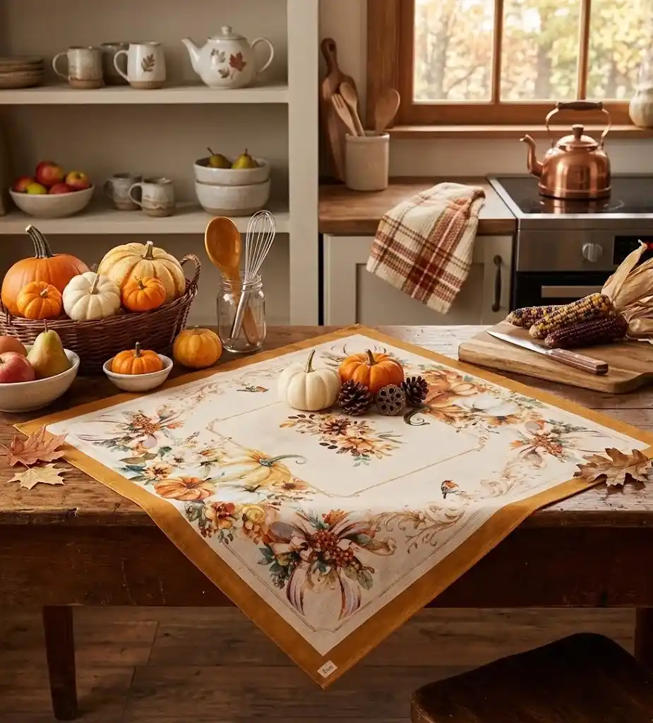 bd23169d-b2e7-4e0e-8c54-89c25ff36b04_11zon_11zon Tovaglia racconti d’autunno 120x120 cm nuvole di stoffa - immagine 1