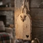 Tagliere cuore/cervo M