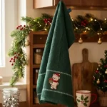 Strofinaccio spugna orsetto e pacchetto regalo