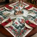 Tovaglia 90x90 cm casetta