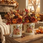 Vaso pumpkin metallo