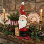 Babbo natale con luci