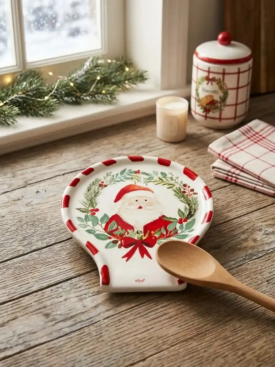 Poggiamestolo babbo natale Poggiamestolo babbo natale