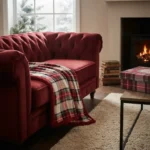 plaid tartan nuvole di stoffa