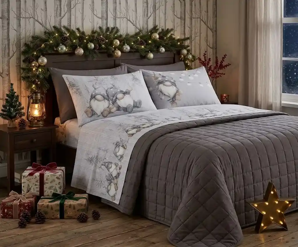 completo letto matrimoniale nanetti grigio