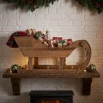 Slitta in legno Finnland
