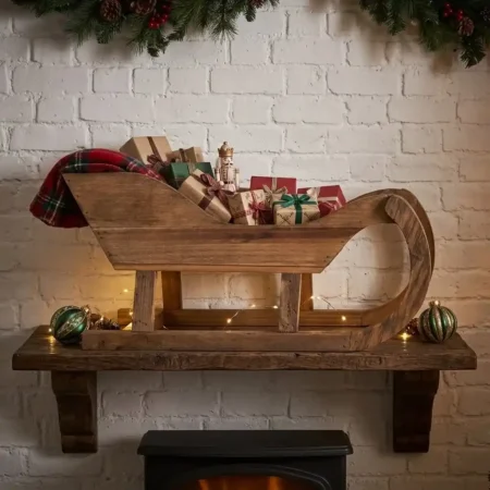 Slitta in legno Finnland