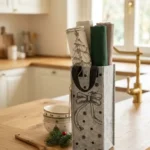 Borsa in feltro con 4 strofinacci THUN NATALE