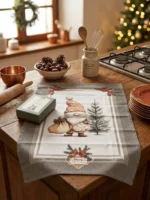 Strofinaccio gnomo con scatola nuvole di stoffa - immagine 2