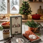 Guanto con presina babbo/pupazzo di neve con scatola regalo