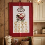 Strofinaccio calendario tazze