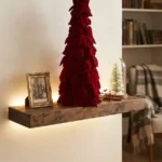 albero con fiocchi rossi
