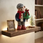 orsetto natale con luci e musica