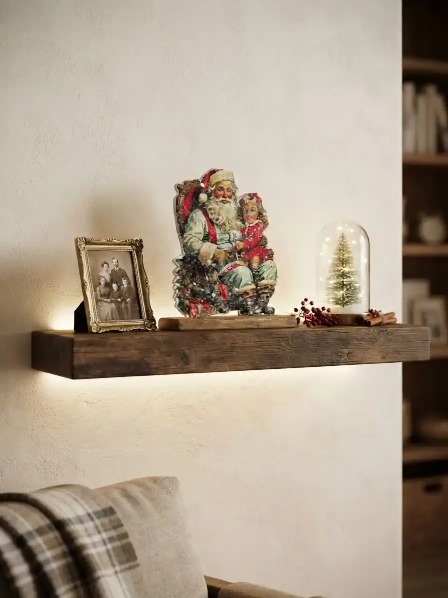 decorazione babbo con bimba decorazione babbo con bimba