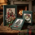3 libri verdi natale contenitori